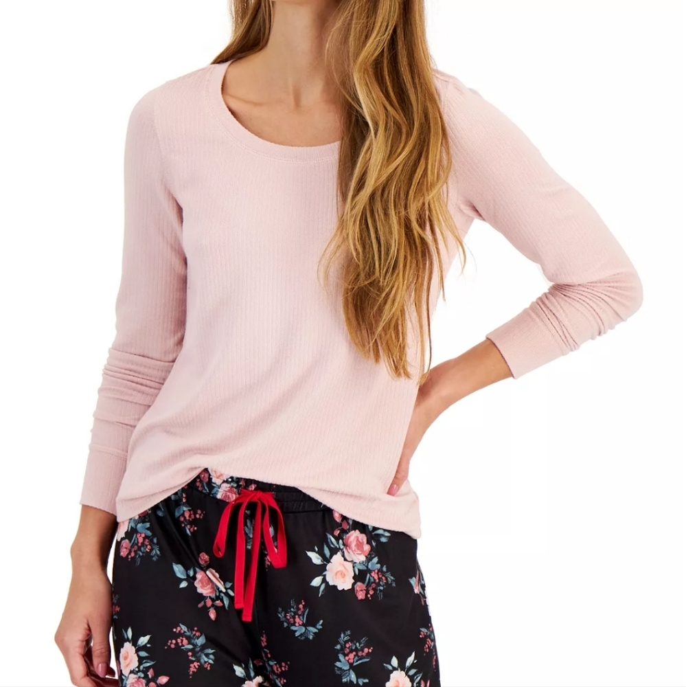 🆕️Charter Club Womens Solid Scoop Neck  Sleep Top-XXL in Chalky Rose